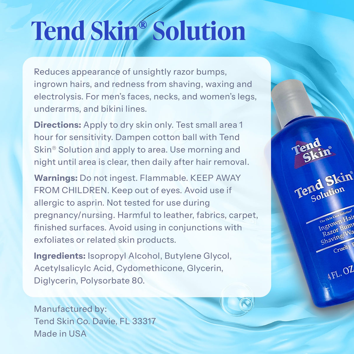Tend Skin Solution for Razor Bumps and Ingrown Hair