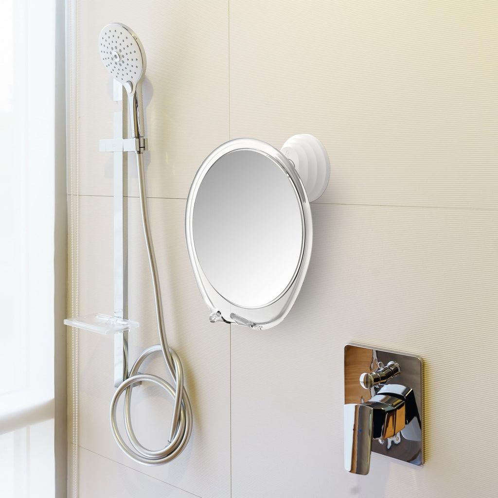 HONEYBULL Fogless Shower Mirror for Shaving with Suction Mount & Razor Hook