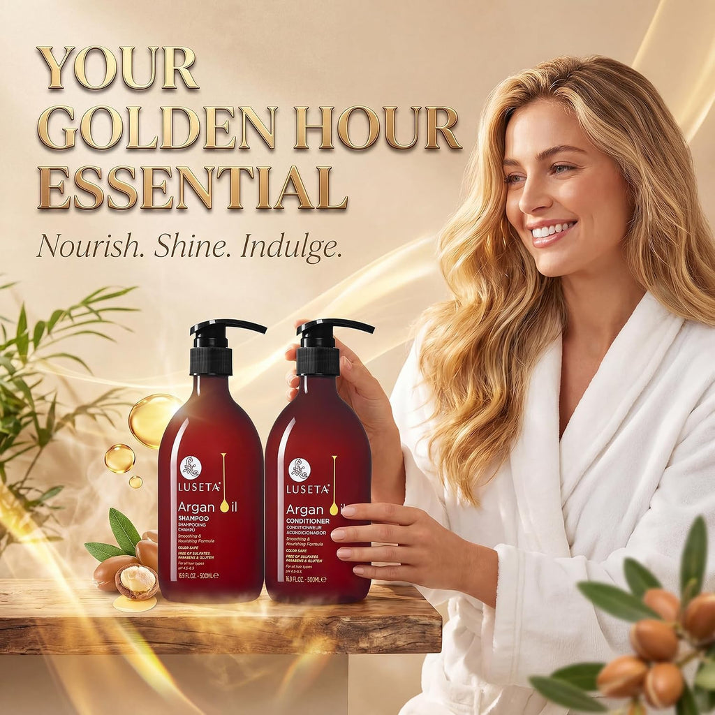 Luseta Shampoo and Conditioner Set Hair Shampoo Hair Conditioner Daily Shampoo