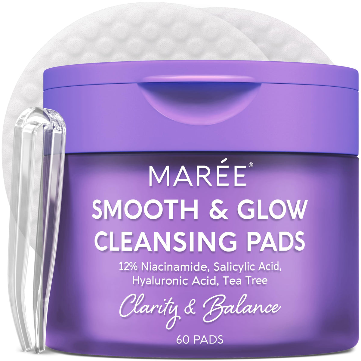 MAREE Acne Clearing Polishes - Toner Pads for Face Cleansing