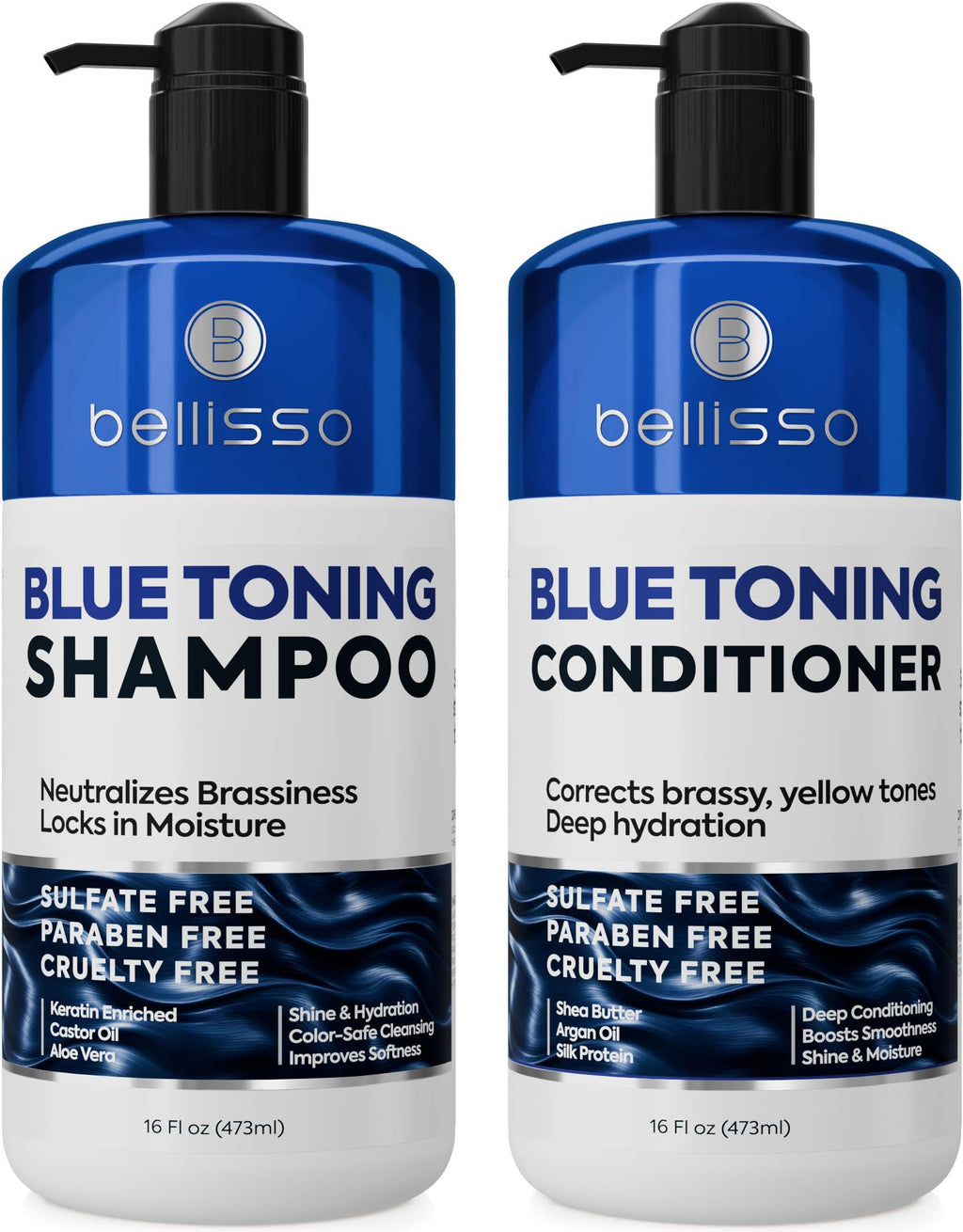 Biotin Shampoo and Conditioner Set - Sulfate and Paraben Free Treatment for Men and Women - Hair Thickening Volumizing Products to Help Boost Thinning Hair with Added Keratin