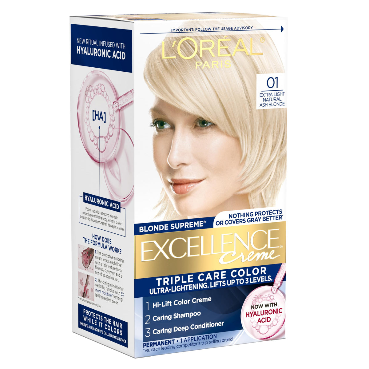 L’Oréal Paris female Excellence Creme Triple Care Color
