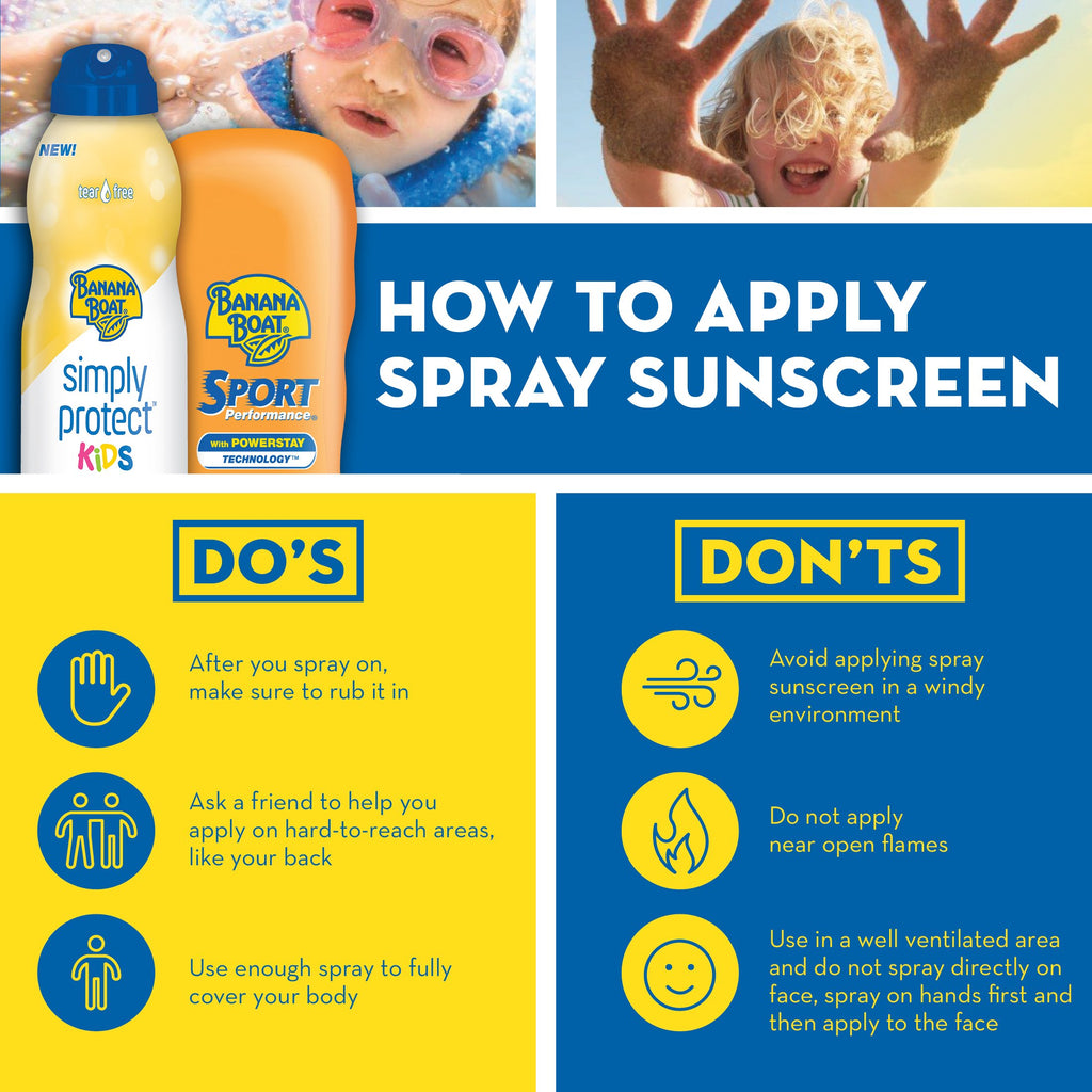 Banana Boat Kids Sport Tear-Free, Sting-Free Broad Spectrum Sunscreen Lotion