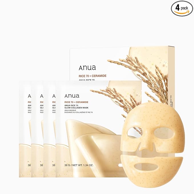 ANUA Rice 70 Glow Collagen Mask